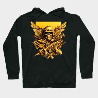 Guns and Skull Hoodie